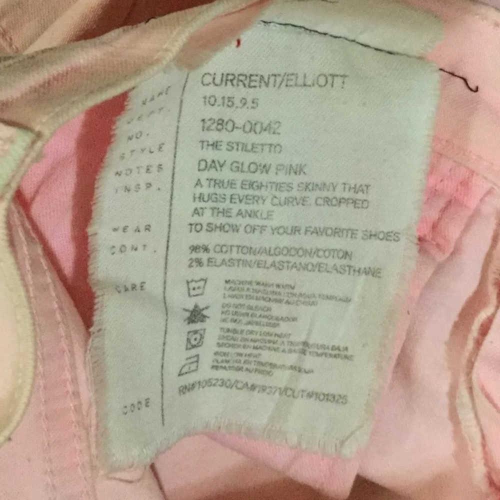 Current elliott the stiletto jeans skinny pants 24 - Picture 5 of 8